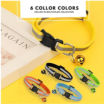 REFLECTIVE PET COLLAR WITH BELL(PACK OF 2) REFLECTIVE PET COLLAR WITH BELL(PACK OF 2)