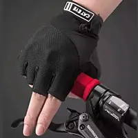 CAT EYE HALF FINGER CYCLING GLOVES