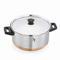 Granny kitchen Express Stainless Steel Milk Boiler with Copper Bottom,