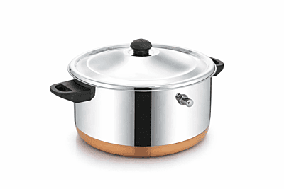 Granny kitchen Express Stainless Steel Milk Boiler with Copper Bottom,
