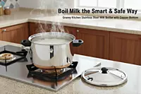 Granny kitchen Express Stainless Steel Milk Boiler with Copper Bottom,
