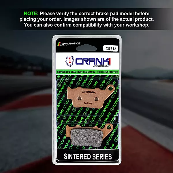 Crank1 CB312 Sintered Brake Pads