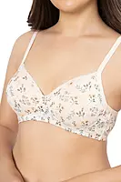 Amante Cotton Casuals Padded Non Wired Printed T Shirt Bra 10202
