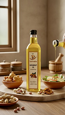 Groundnut Oil (Cold & Wood Pressed)