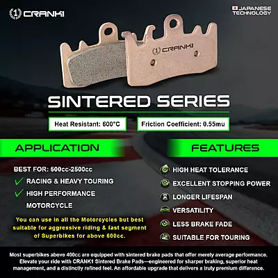 Crank1 CB902 Sintered Brake Pads