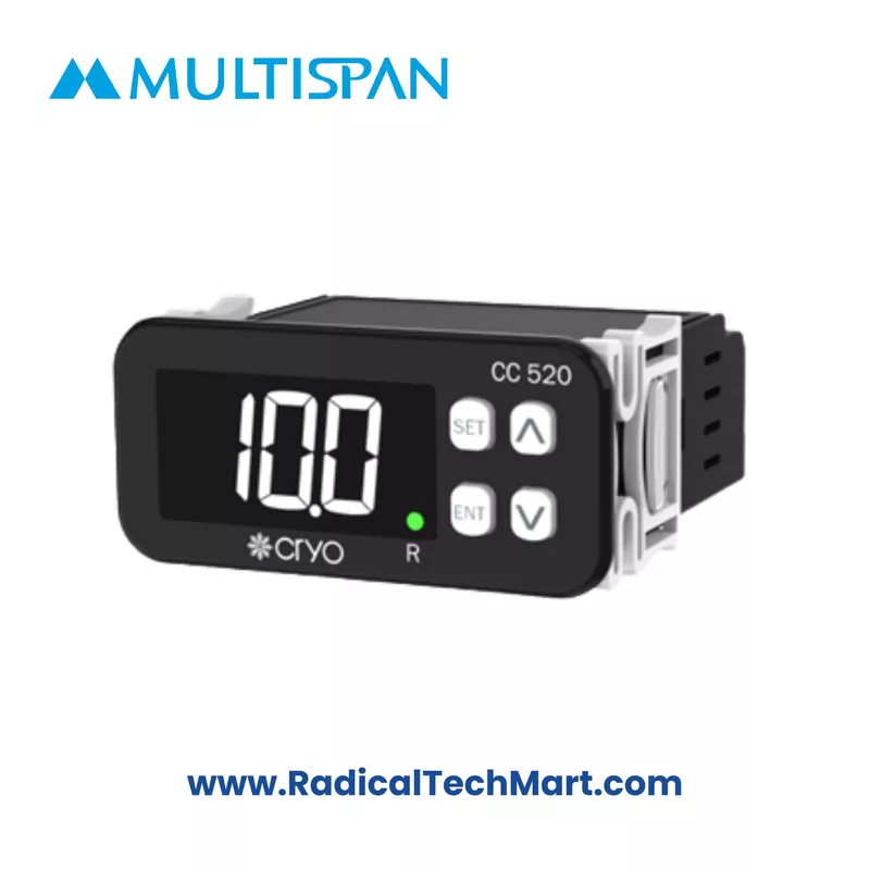 Multispan CC-520 Digital Temperature Controller Side View