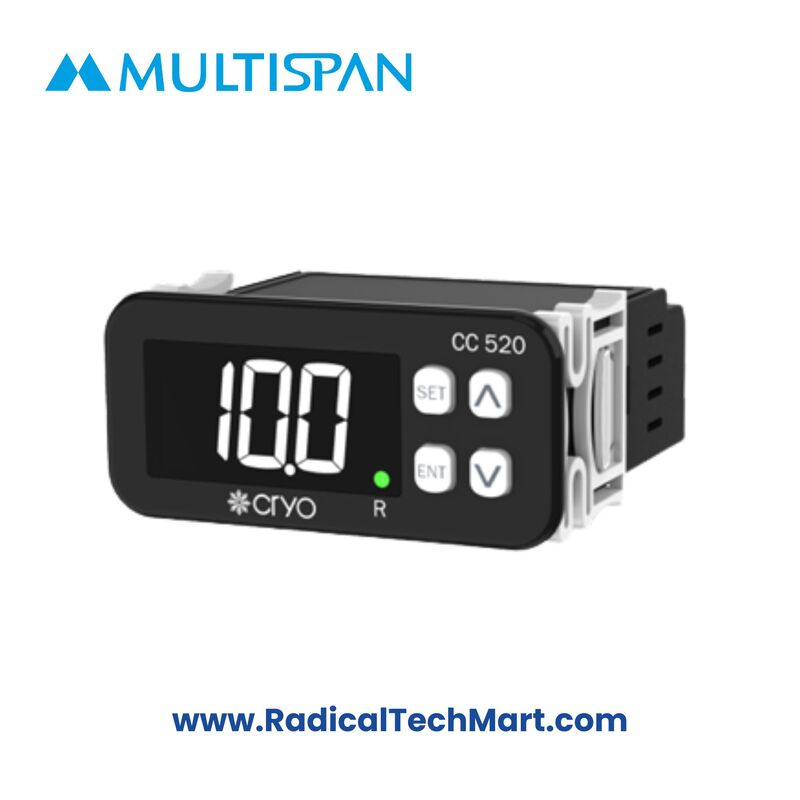 Multispan CC-520 Digital Temperature Controller Side View