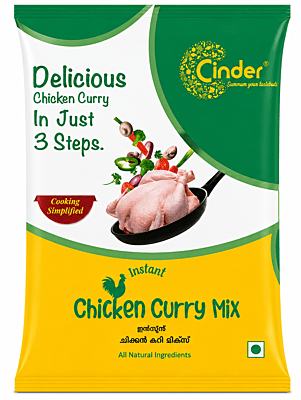 CINDER INSTANT CHICKEN CURRY MIX 50G