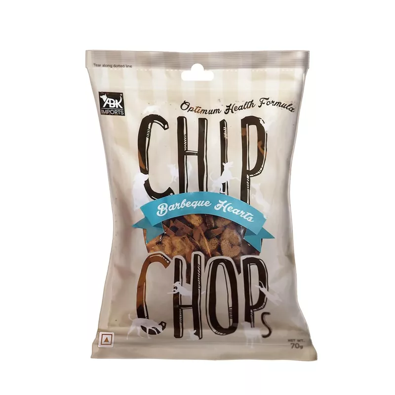 Chip Chop Barbeque Heart 70 Gm with Chicken Chips Dog Treats