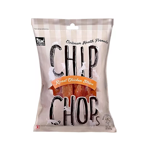 Chip Chop Roast Chicken Strips Dog Treats