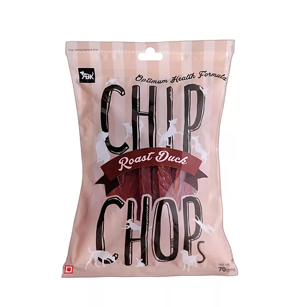 Chip Chop Roast Duck Strip Dog Treats