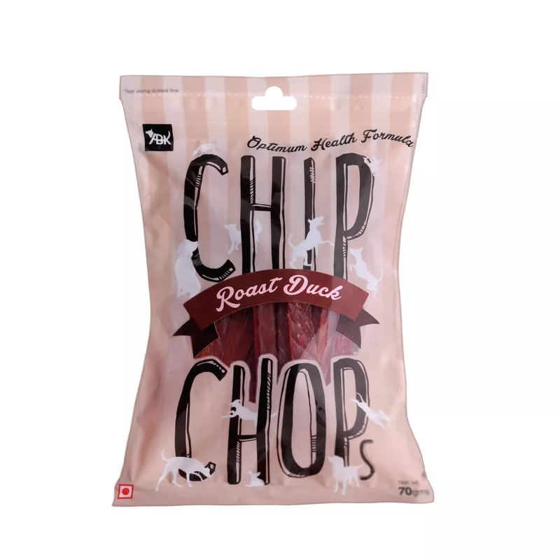 Chip Chop Roast Duck Strip Dog Treats
