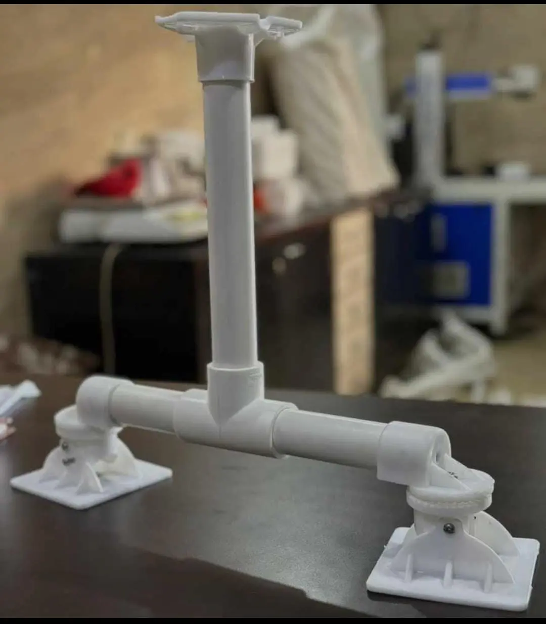 CCTV Camera Mount T-Type, Universal Wall & Ceiling Bracket for Indoor & Outdoor Use,Adjustable Security Camera Stand