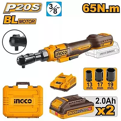 INGCO Lithium Ion Cordless Drive Ratchet CDRLI2065292 INGCO Lithium Ion Cordless Drive Ratchet CDRLI2065292