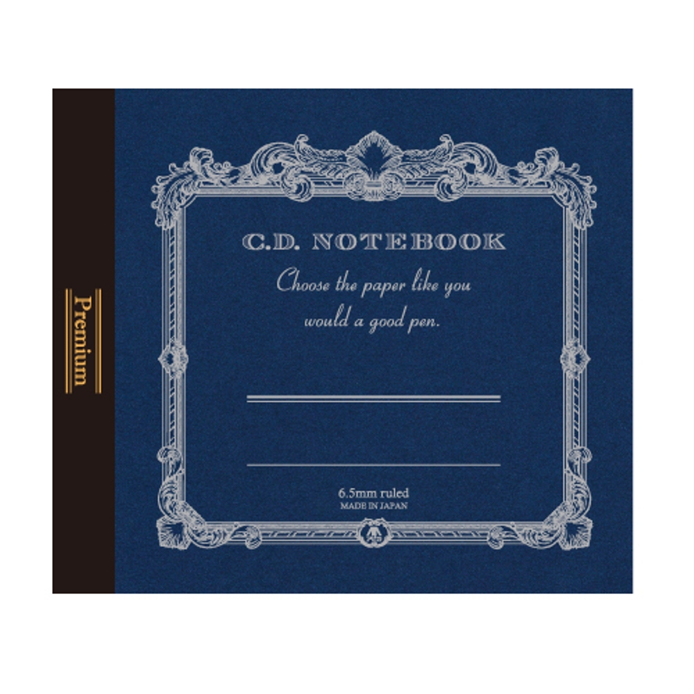 Apica Premium CD Notebook Horizontal Ruled Navy CDS80Y