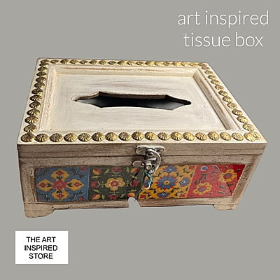 Art Inspired Tissue Box