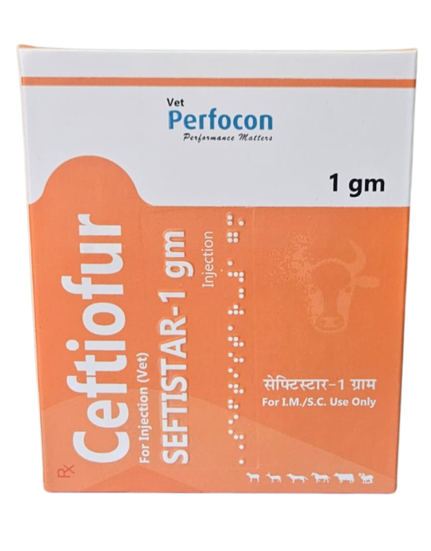 CEFTIOFUR INJ 1 gram