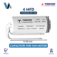 Tibcon 4.00 MFD Capacitor for Fan