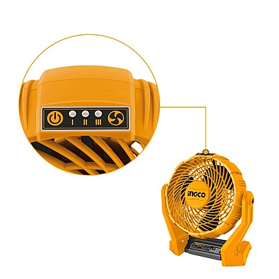 INGCO Lithium-Ion Cordless Fan CFALI2007 INGCO Lithium-Ion Cordless Fan CFALI2007