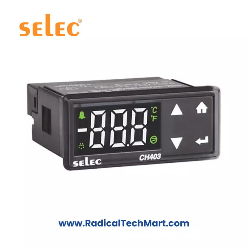 Selec CH403B Cooling Controller with 2½ Digit LED Display and Touch Keypad
