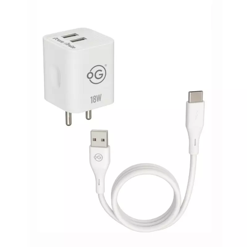 ZigDeal 5V Type-C Charger Adapter – Fast Charging | Compact & Safe Power Output