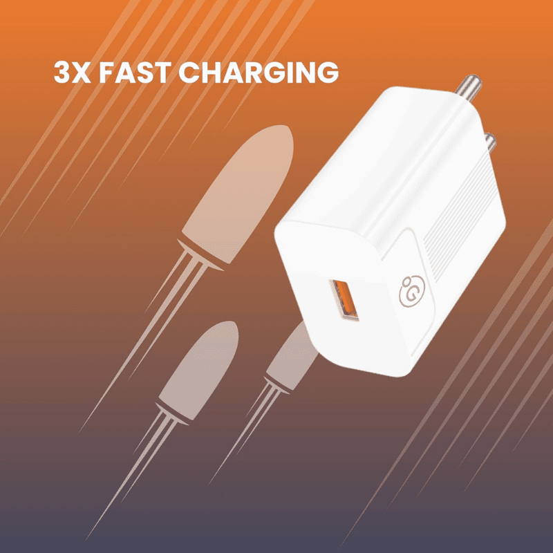 ZigDeal 22W Type-C Charger Adapter – Fast Charging | Compact & Safe Power Output