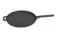 Onions Cast Iron Flat Tawa for Dosa, Roti & Paratha, Pre-Seasoned, Heavy Duty,