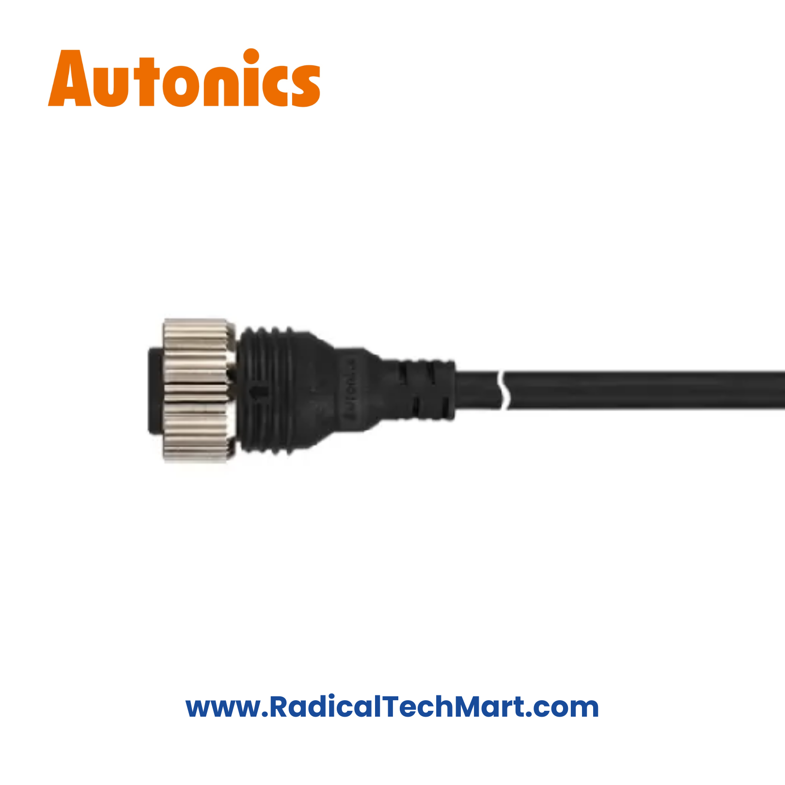 Autonics CID6S-2 Connector Cable – 2m Length with M17 6-Pin Socket