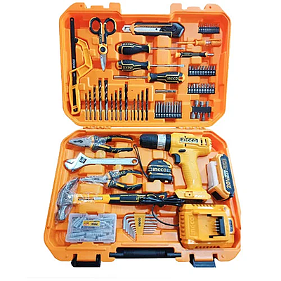 INGCO 165 PCS T/S WITH 20V IMPACT DRILL HKTHP11651