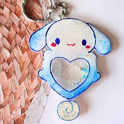 CINNAMAROLL RESIN SHAKER KEYCHAIN(HKS0014)