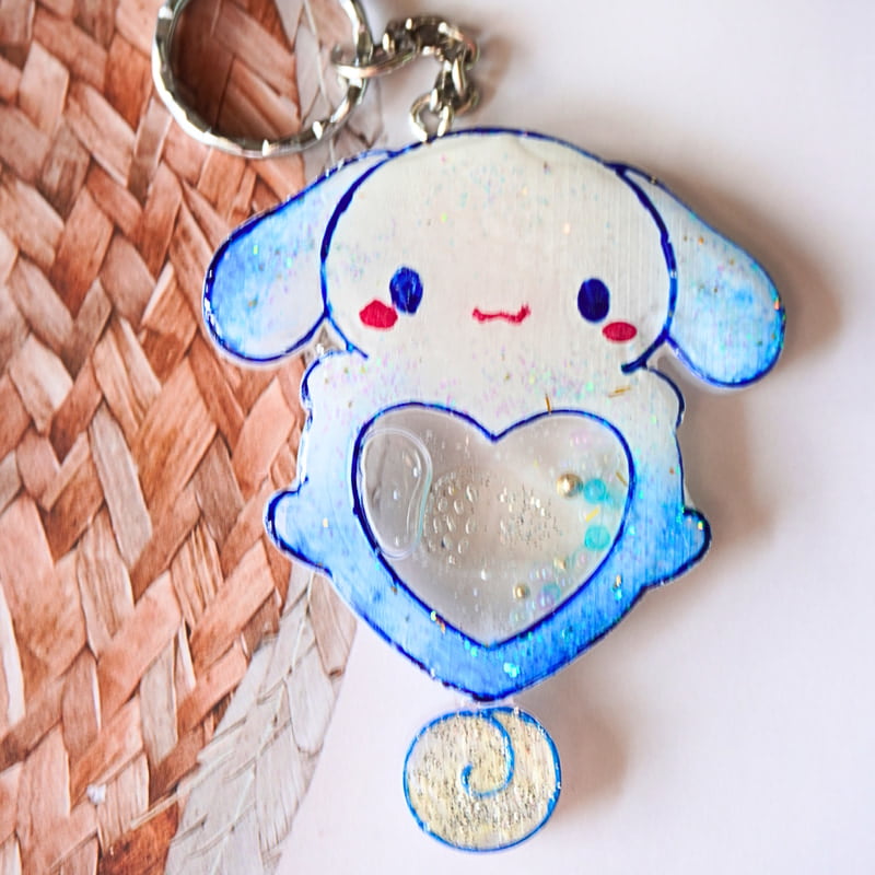 CINNAMAROLL RESIN SHAKER KEYCHAIN(HKS0014) CINNAMAROLL RESIN SHAKER KEYCHAIN(HKS0014)