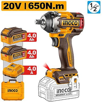 INGCO Cordless Impact Wrench CIWLI2065 (650Nm) INGCO Cordless Impact Wrench CIWLI2065 (650Nm)
