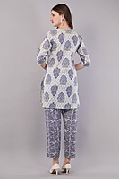 Women's Printed Co-ord Set with Kurti and Palazzo Pants