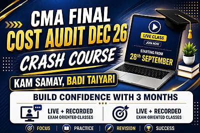 CMA Final CMAD Crash Course for Dec 26
