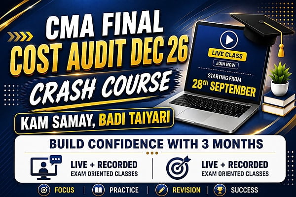 CMA Final CMAD Crash Course for Dec 26