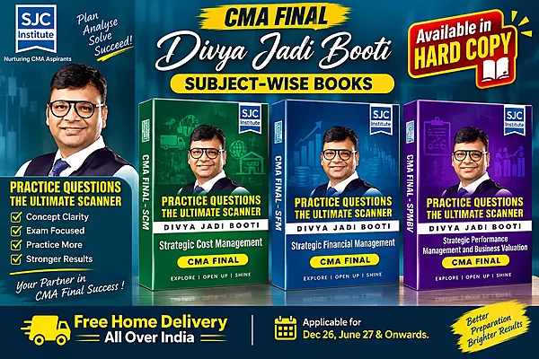 CMA Final Subjects-wise MCQ Bank Hard Copy Book by SJC Team CMA Final Subjects-wise MCQ Bank Hard Copy Book by SJC Team