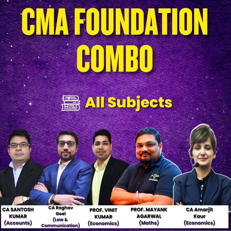 CMA Foundation Combo by COC Education - CA Santosh Kumar CA Raghav Goel Prof. Vinit Kumar Prof. Mayank Agarwal CA Amarjit Kaur CMA Foundation Combo by COC Education - CA Santosh Kumar CA Raghav Goel Prof. Vinit Kumar Prof. Mayank Agarwal CA Amarjit Kaur