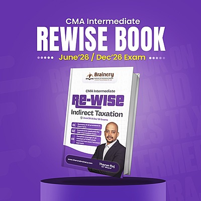 CMA Inter Rewise - Indirect Taxation