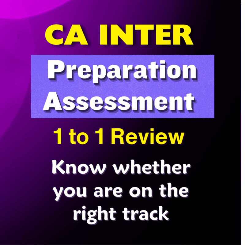 CA Inter Preparation Assessment by SJC Institute CA Inter Preparation Assessment by SJC Institute