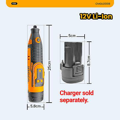 INGCO Lithium-Ion Cordless Grinder CMGLI20018