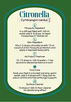 Citronella Essential Oil - 10ml