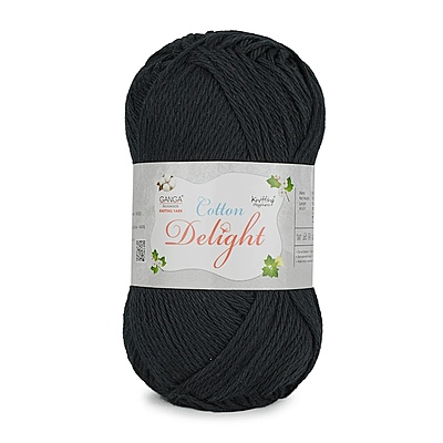 Cotton Delight Shade COD 009 - Jet Black Cotton Delight Shade COD 009 - Jet Black