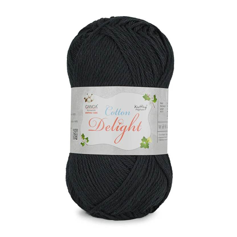 Ganga Cotton Delight 09- Black Ganga Cotton Delight 09- Black