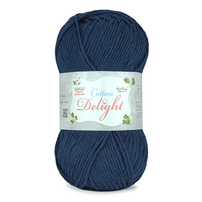 Ganga Cotton Delight 10- Midnight Blue Ganga Cotton Delight 10- Midnight Blue