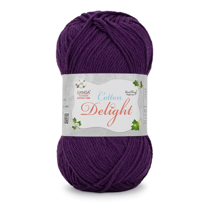 Ganga Cotton Delight 11- Witch Purple Ganga Cotton Delight 11- Witch Purple