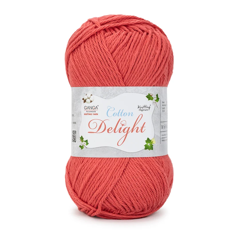 Ganga Cotton Delight 14- Wild Watermelon Ganga Cotton Delight 14- Wild Watermelon