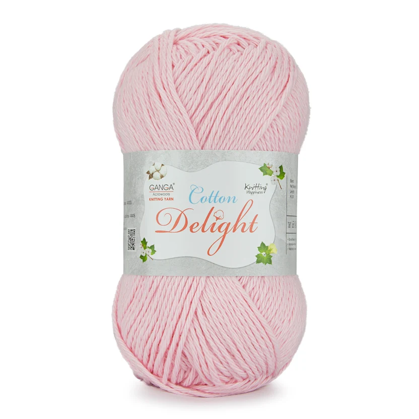 Ganga Cotton Delight 16- Baby Pink Ganga Cotton Delight 16- Baby Pink