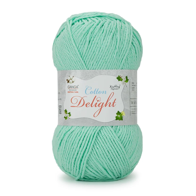 Ganga Cotton Delight 18- Ocean Green Ganga Cotton Delight 18- Ocean Green