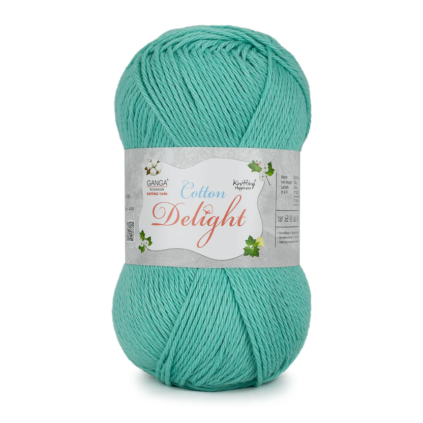 Ganga Cotton Delight 20- Blue Chill Ganga Cotton Delight 20- Blue Chill