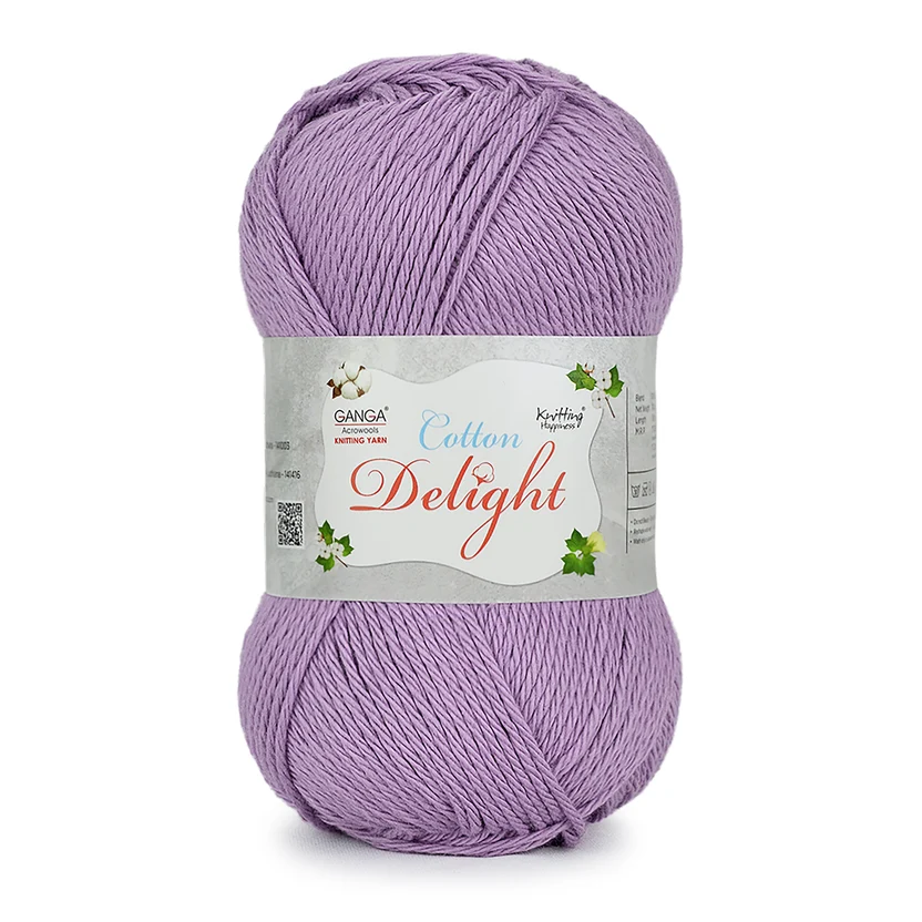 Ganga Cotton Delight 23- Amethyst Smoke Ganga Cotton Delight 23- Amethyst Smoke